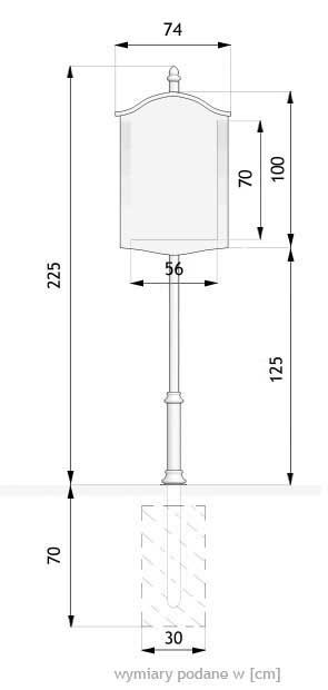 Tablica Royal 08039 Klasyczna Stylowa Retro Zano Mała