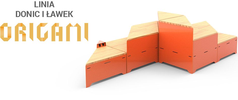 Linia donic i lawek Origami Linia donic i lawek Origami
