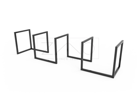 Cube Bicycle rack made of carbon steel