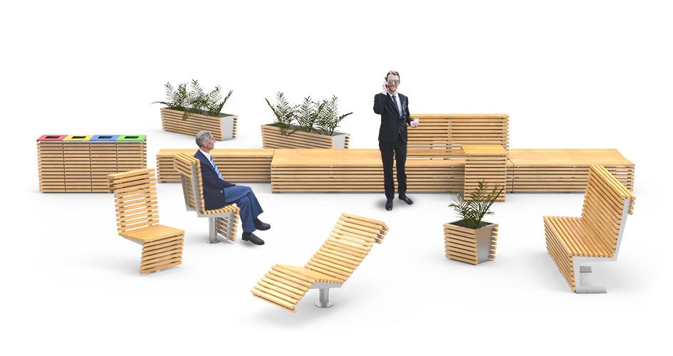 Meble miejskie ZANO Ubran furniture by ZANO