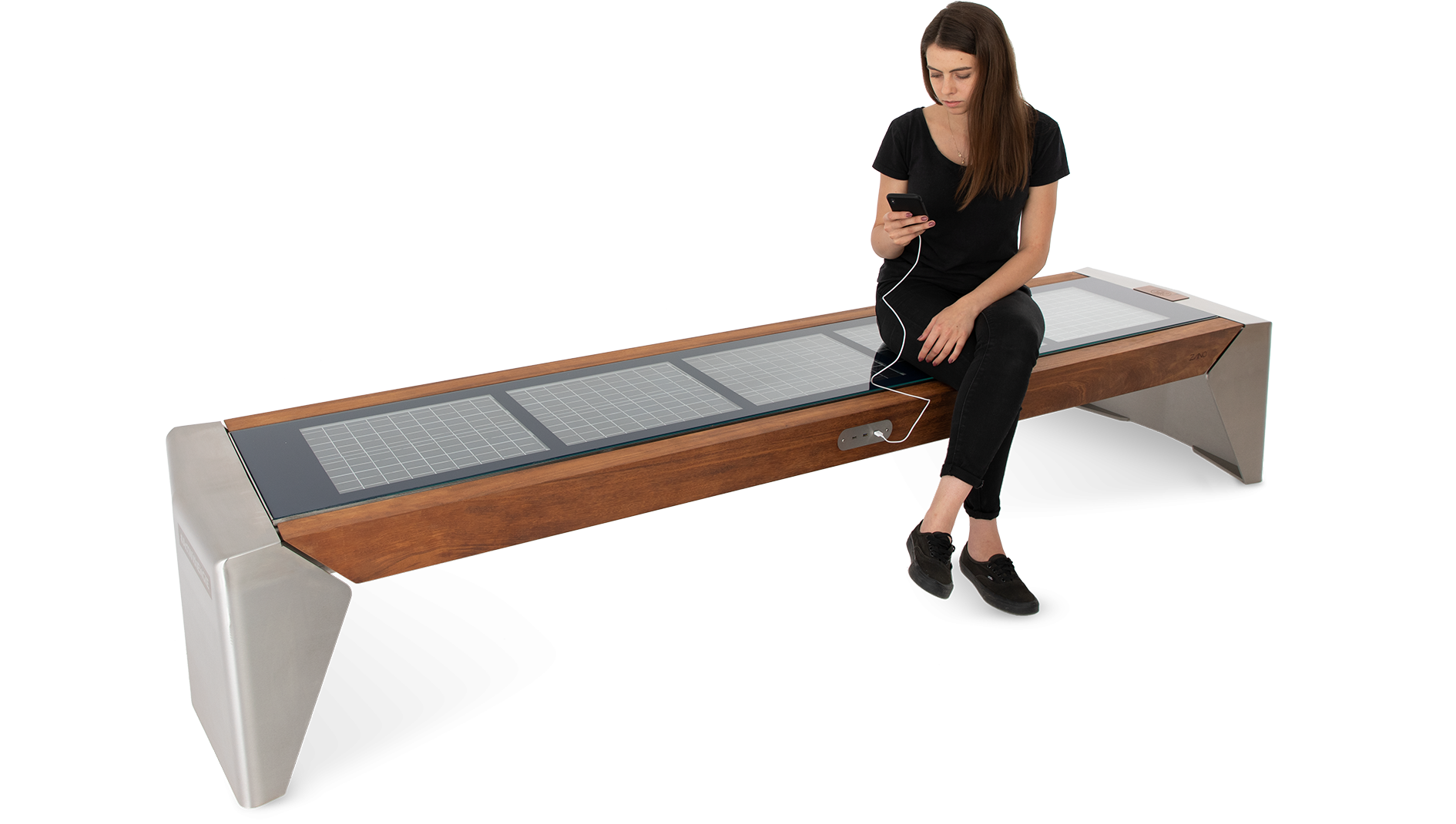 Ławka solarna Photon | ZANO Mała Archiektura