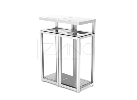 Dwukomorowy kosz recyklingowy Altus 15.252.4 Dwukomorowy kosz recyklingowy Altus 15.252.4