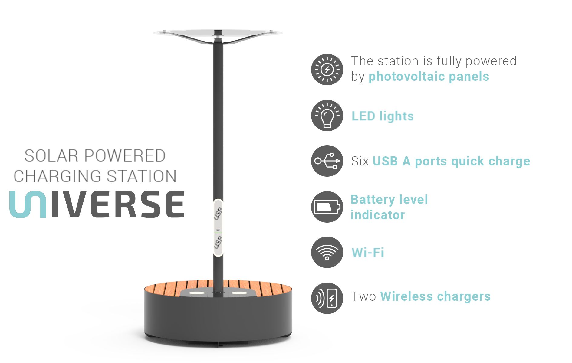 Universe - solar charging station