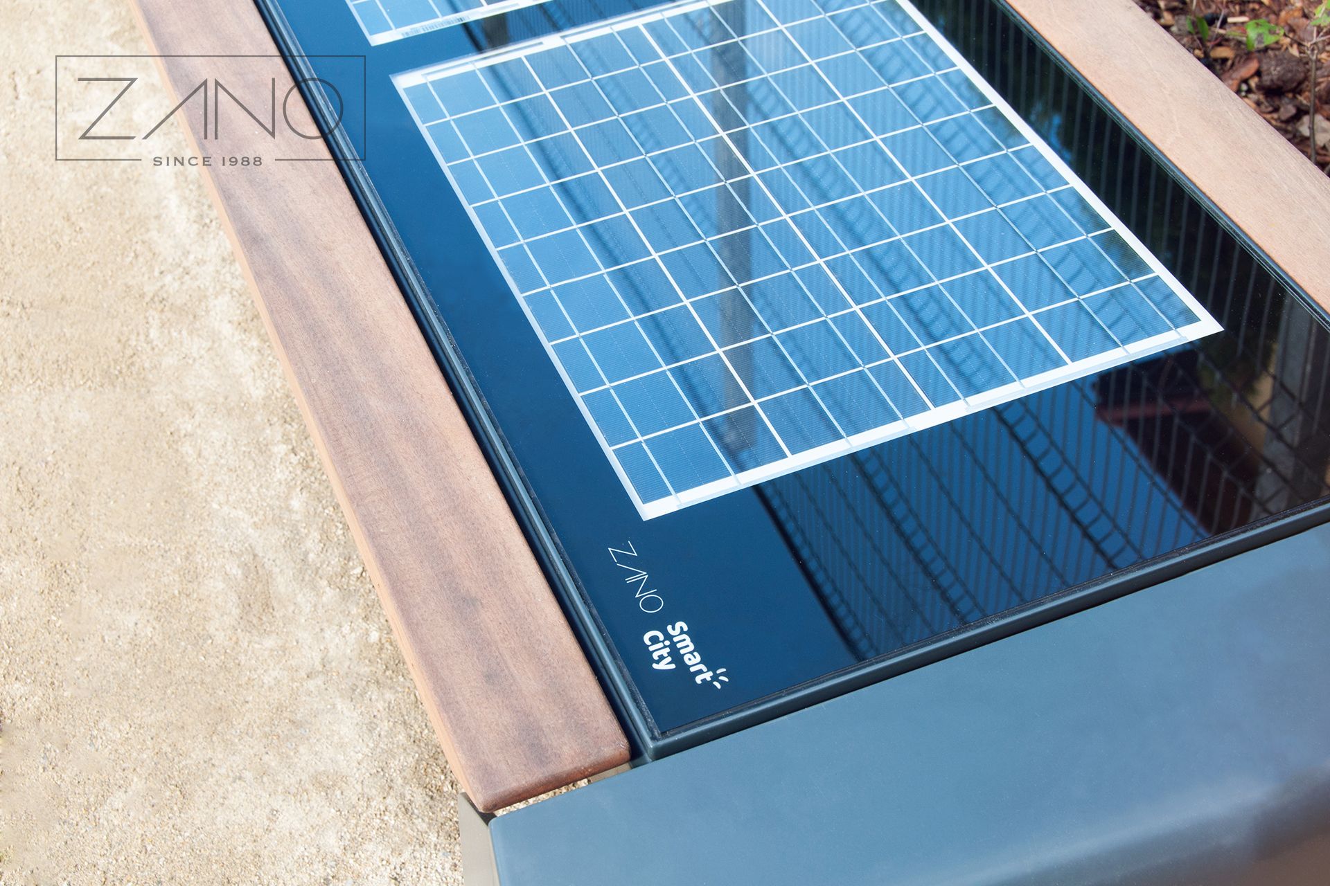 Solar benches | ZANO Smart City