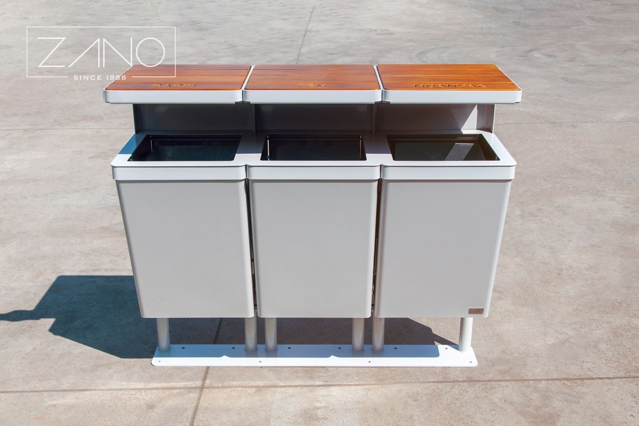 Selective waste bin | ZANO street furniture