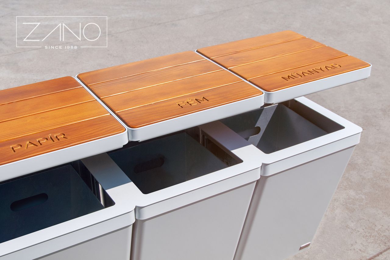 Multi-compartment selective waste bin