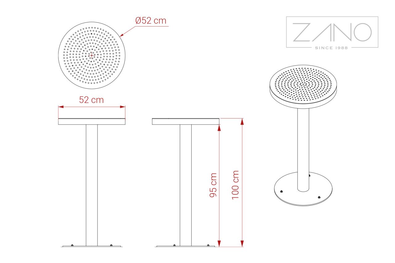 Table Scandik 13.146.2.P | dimensions
