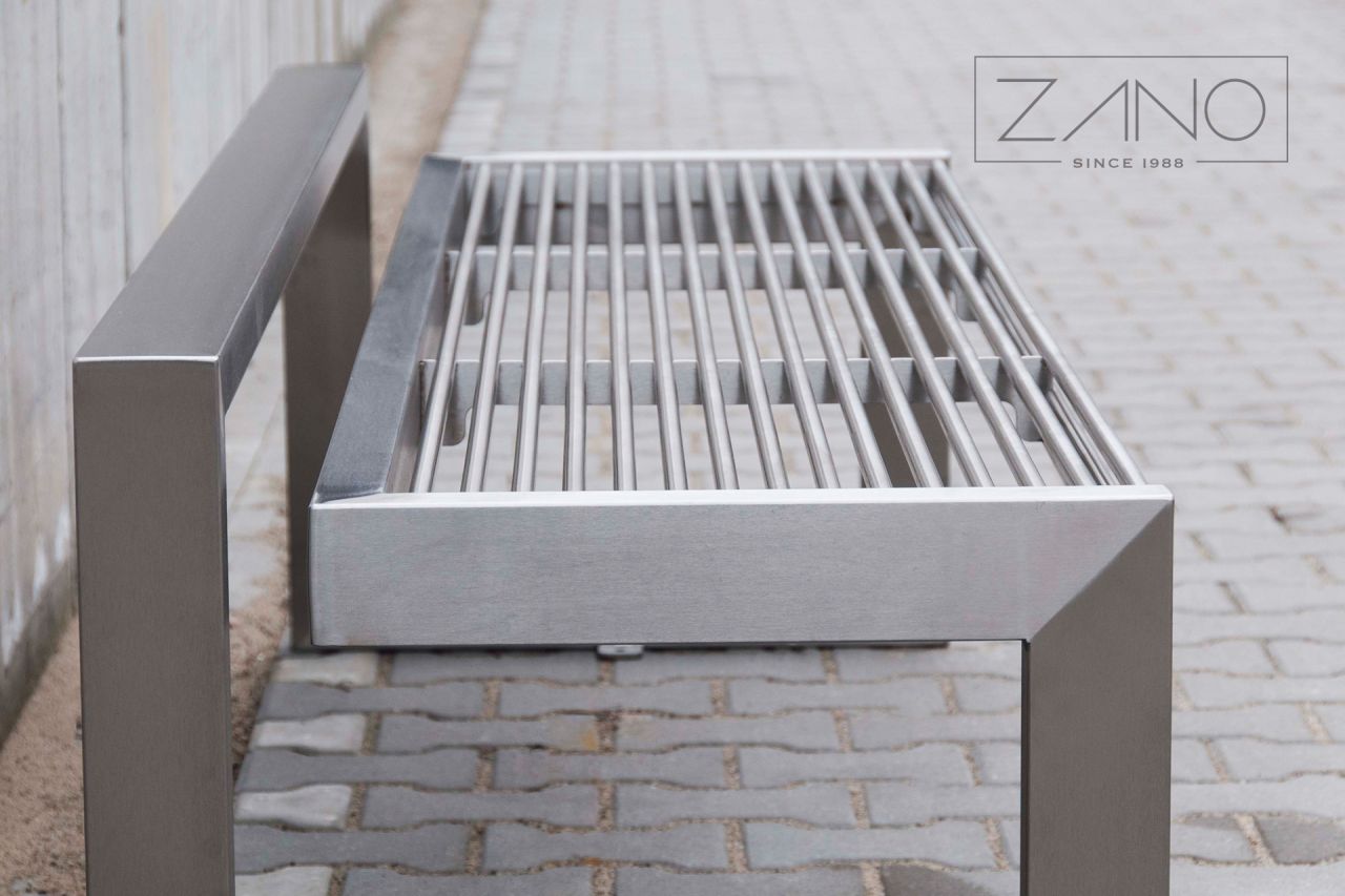 B-bench ławka ze stali nierdzewnej | ZANO Meble Miejskie