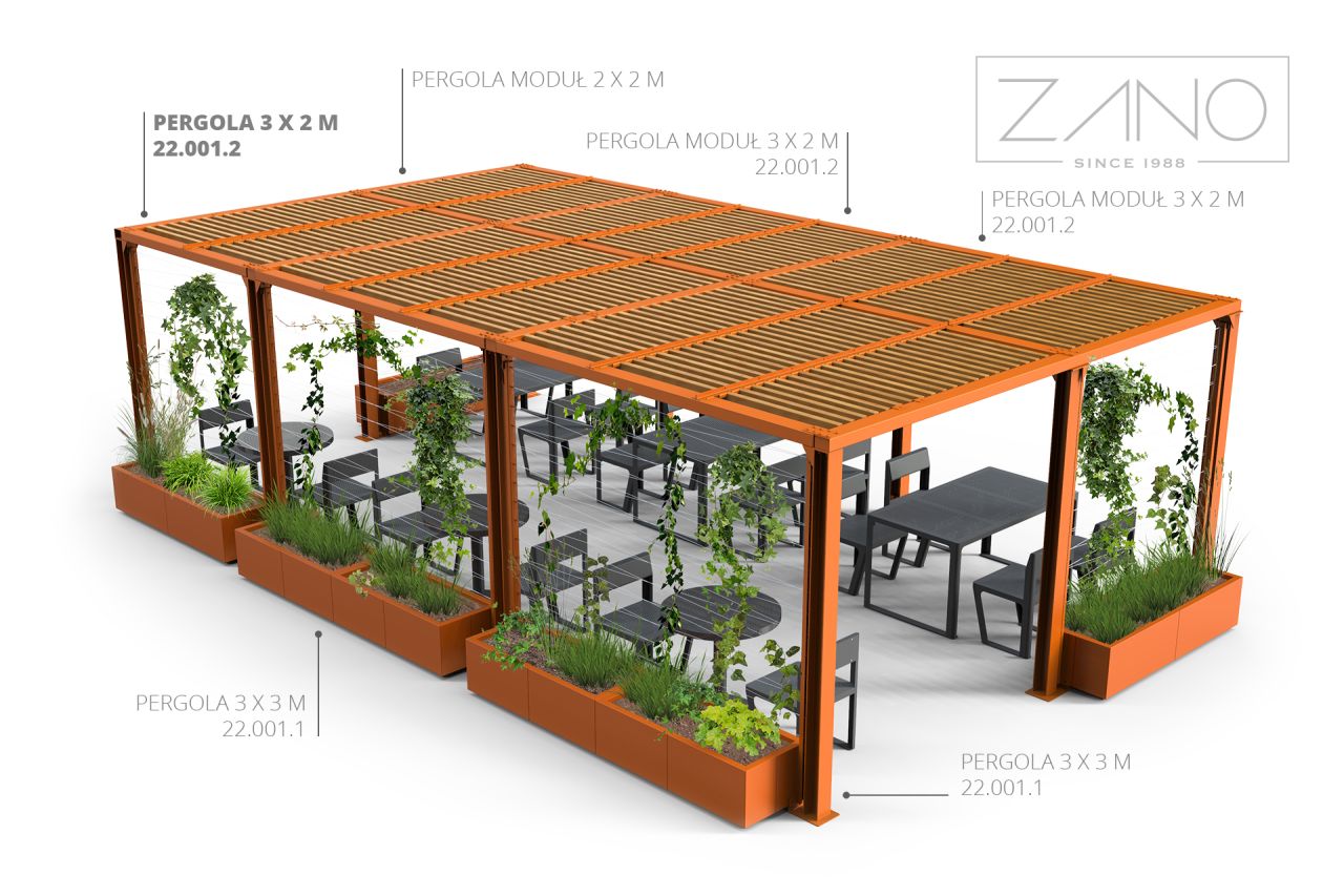 Pergola | ZANO urban furniture