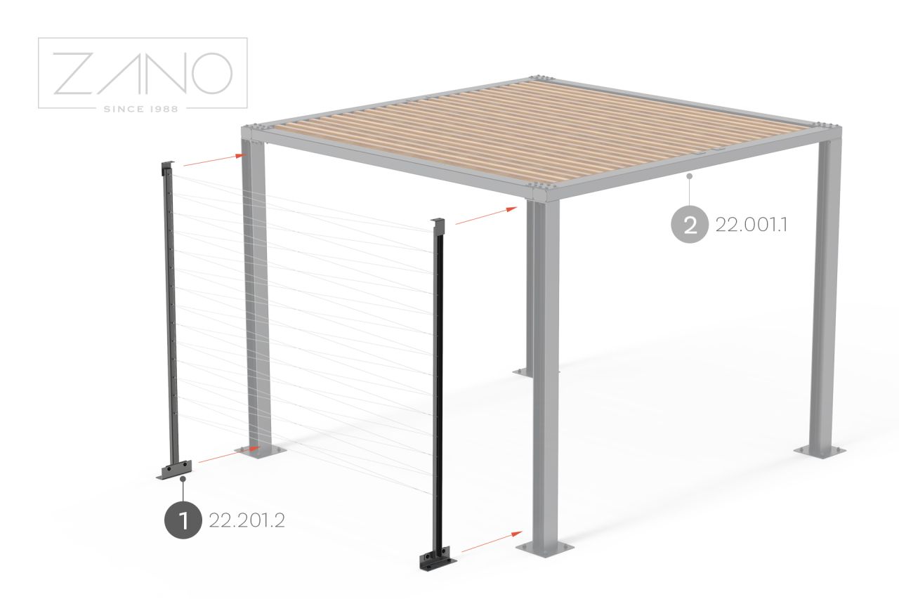 Pergola | Elements for climbing plants
