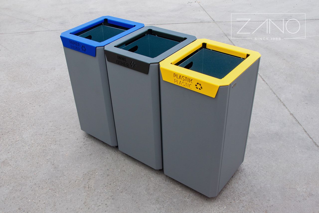 Stilo - kosze recyklingowe z wkładami