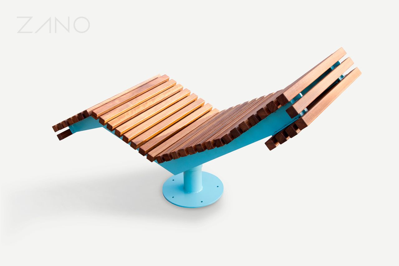 Urban swivel deckchair