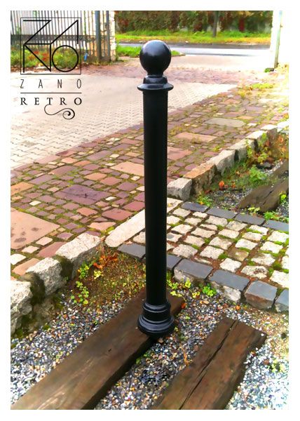 Street Bollard in Retro style 01.060