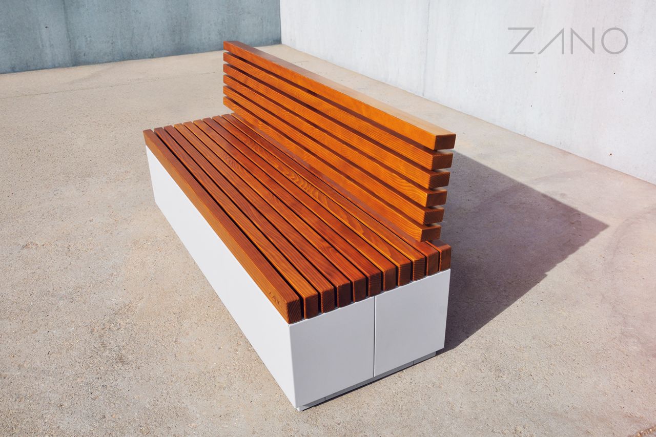 Quadro - city bench with backrest