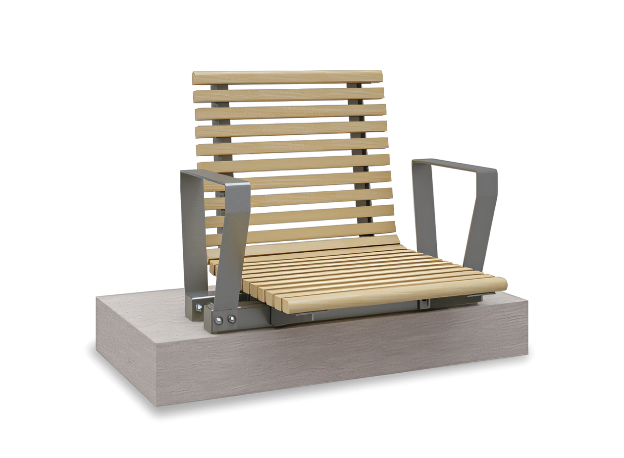 ławki ze stali nierdzewnej