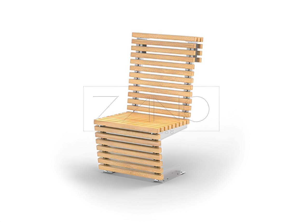 Krzesło obrotowe ze stali nierdzewnej