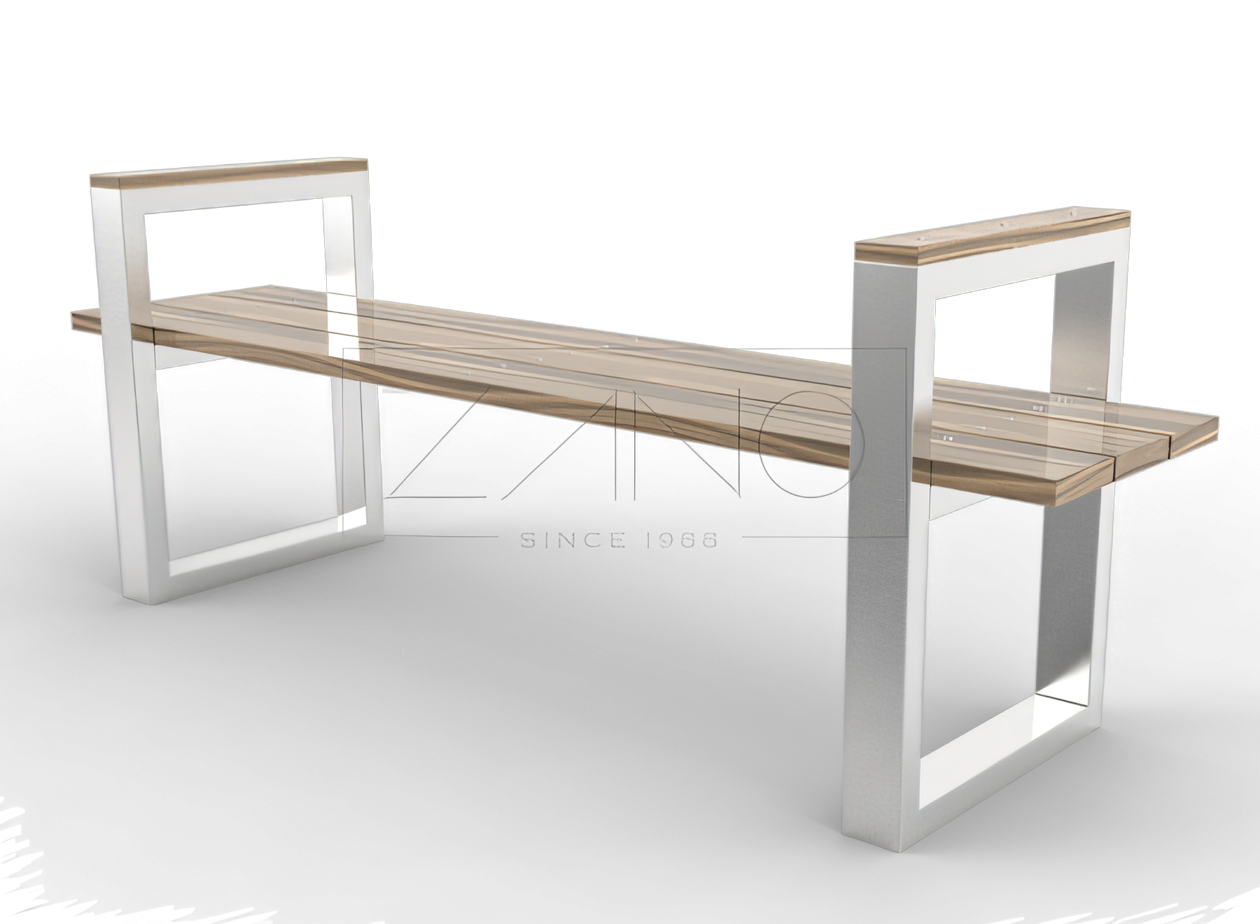 ławki ze stali nierdzewnej