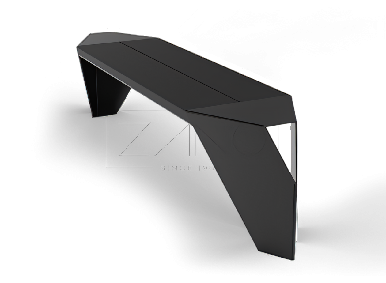 Ławka miejsko IVO 02.445.2 stal węglowa malowana proszkowo na czarna Ławka miejsko IVO 02.445.2 stal węglowa malowana proszkowo na czarna