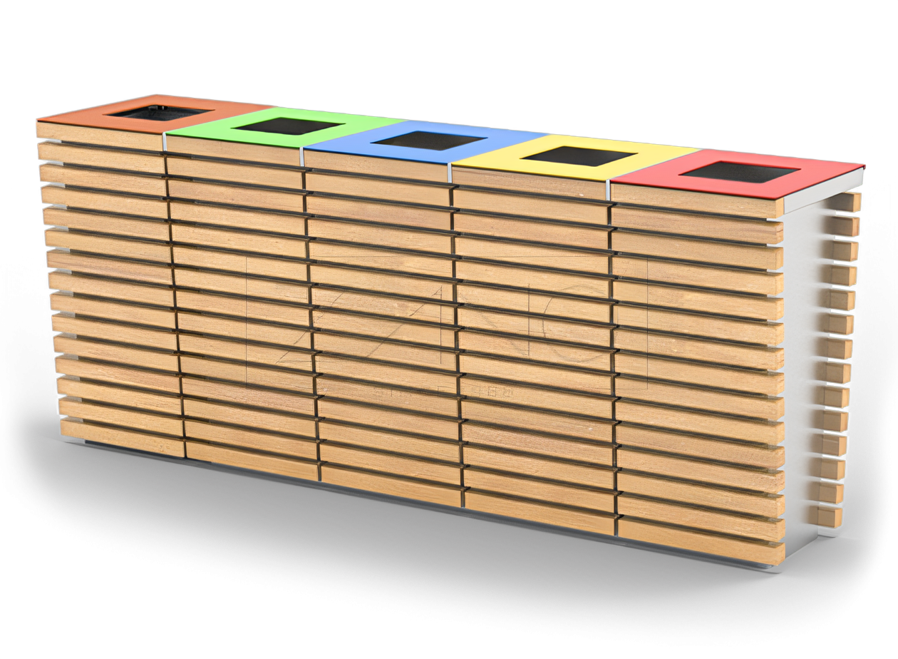 Miejskie kosze na śmieci do segregacji odpad&oacute;w