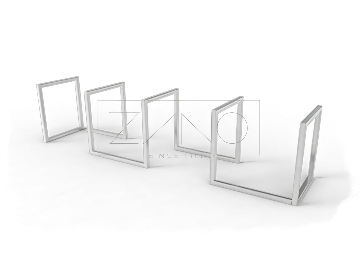 Szeregowy stojak stalowy Stojak ze stali nierdzewnej