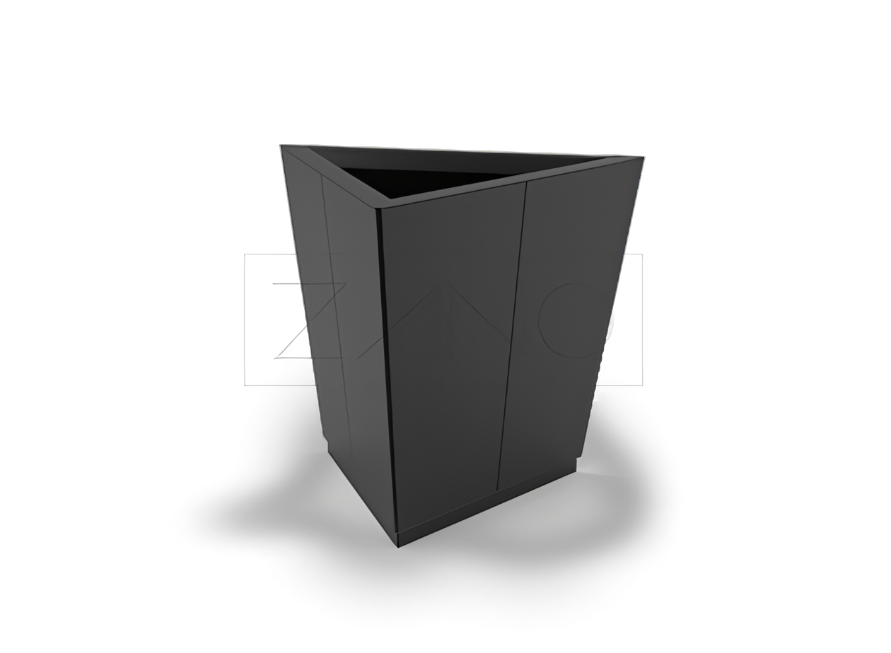 Nowoczesna, dizjanerska donica miejska Nowoczesne meble miejskie od ZANO Mała Architektura