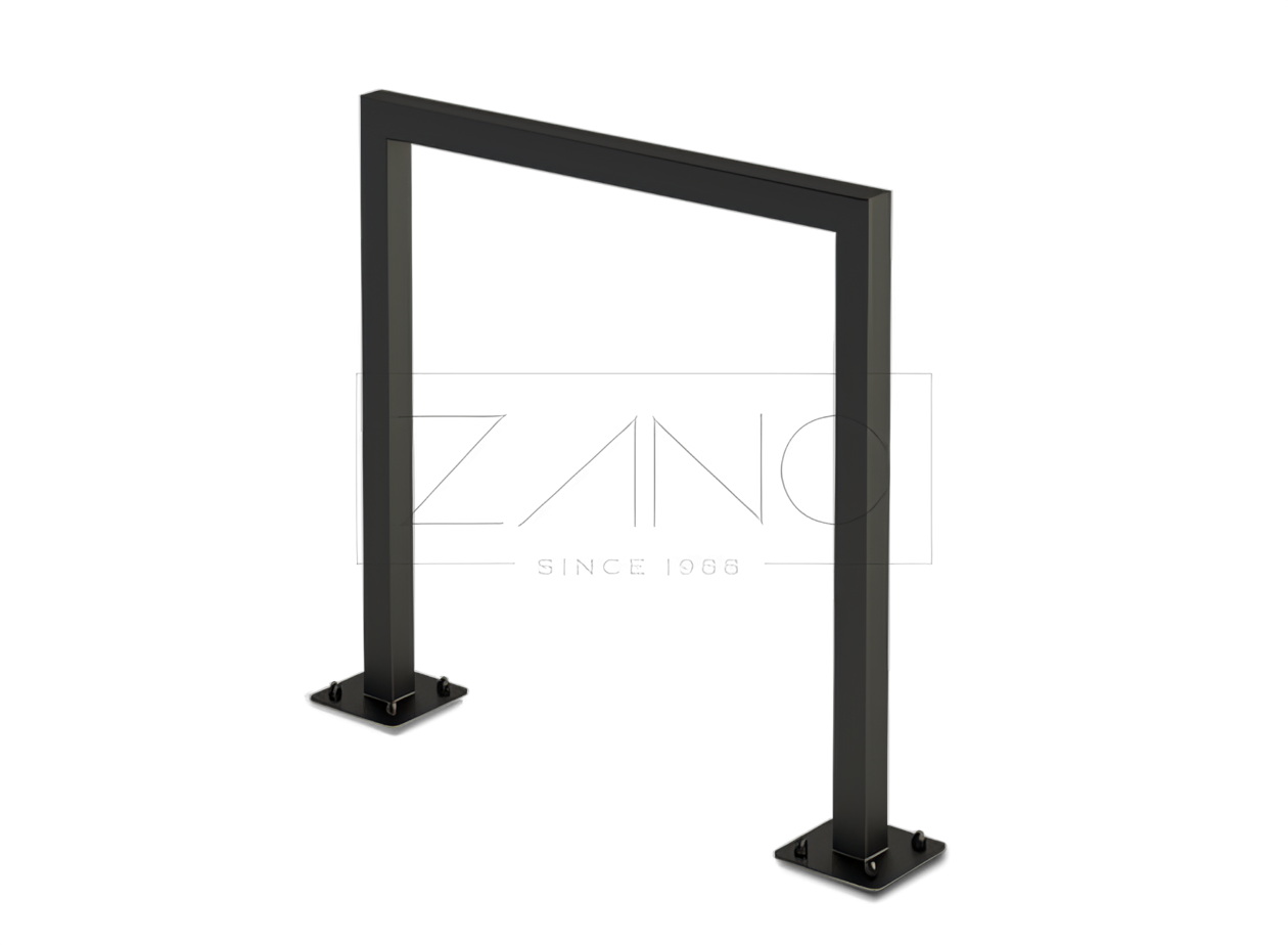 Stojak rowerowy typu sheffield. stojaki rowerowe z prfili stalowych