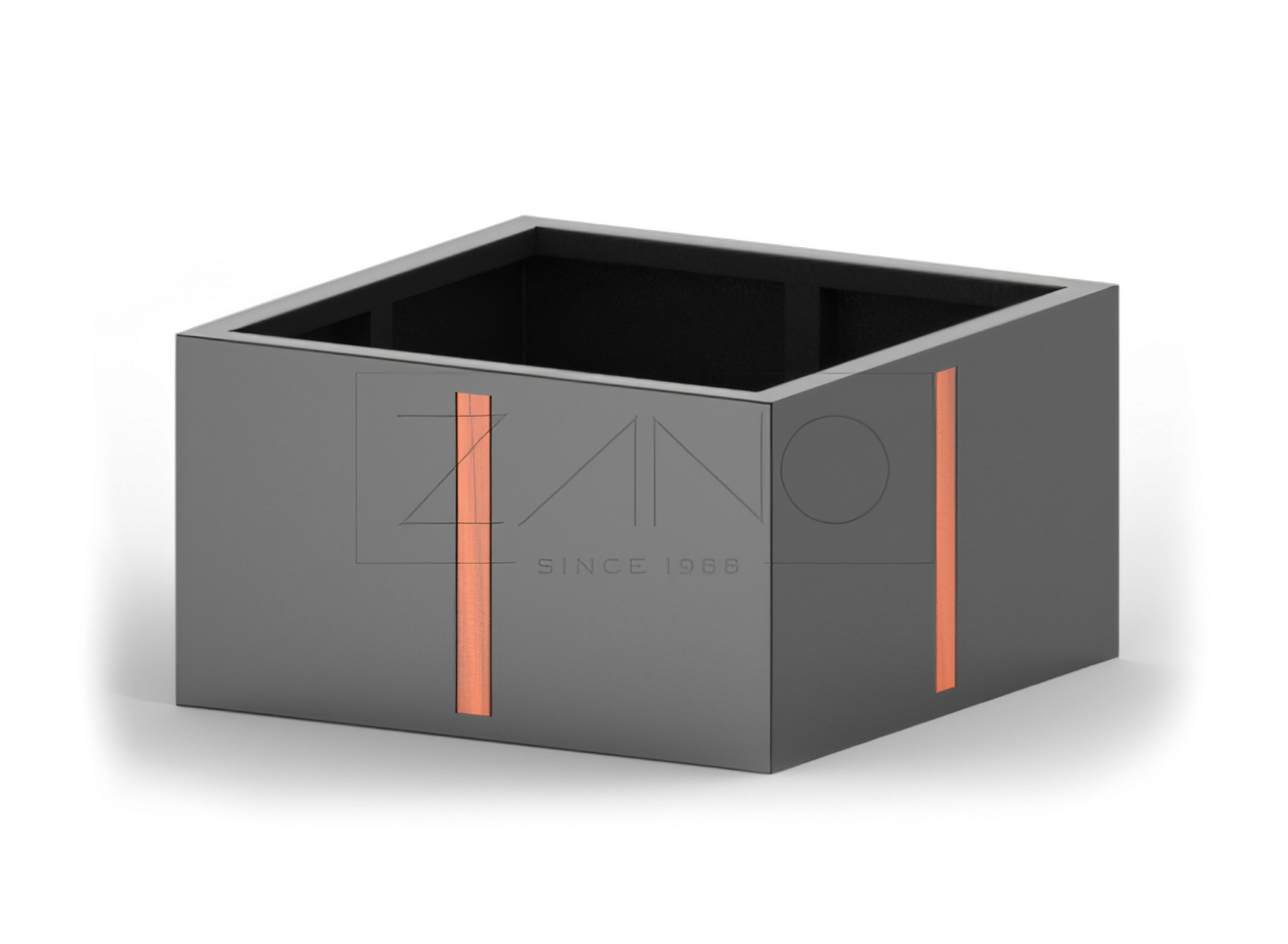 Stylowa donica miejska z kolekcji mebli miejskich ZANO Stylowa donica miejska z kolekcji mebli miejskich ZANO