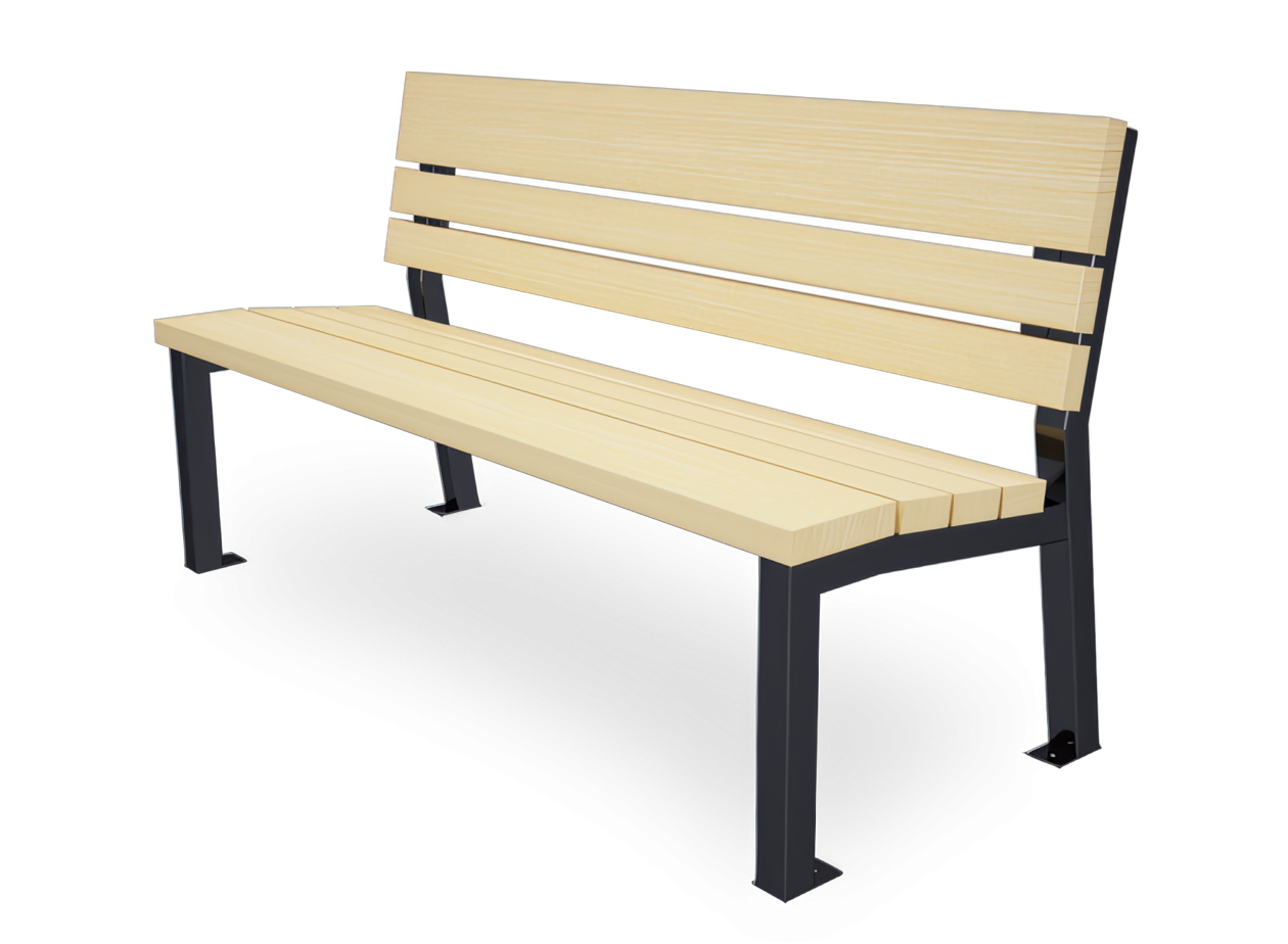 Metalowa Ławka Valencia bez podłokietników Metalowa Ławka Valencia bez podłokietników