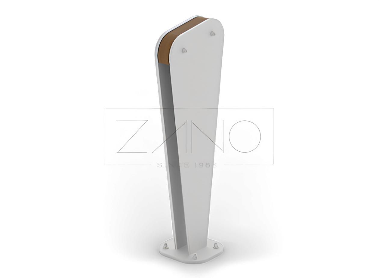 Słupek miejski z stali nierdzewnej