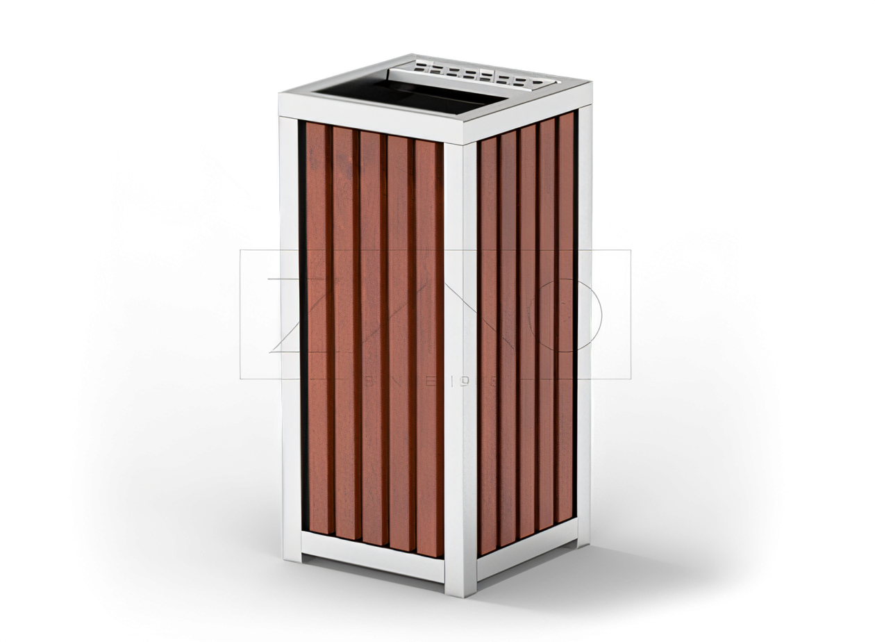 nowoczesne kosze z popielniczką