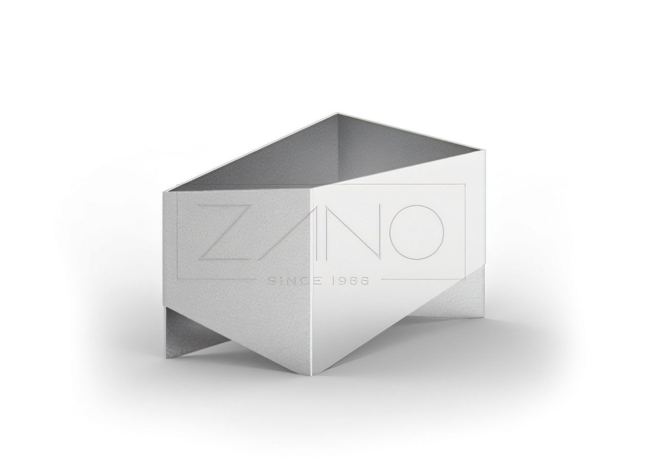 Donica Rock ze stali nierdzewnej Nowoczesne donice miejskie | Meble miejskie i parkowe