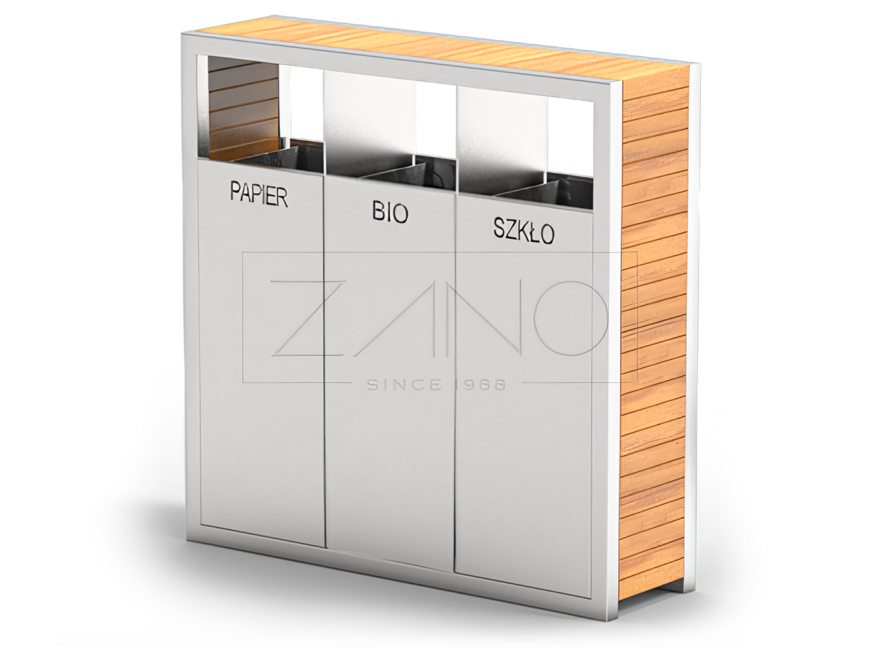 Kosz recyklingowy Pavo