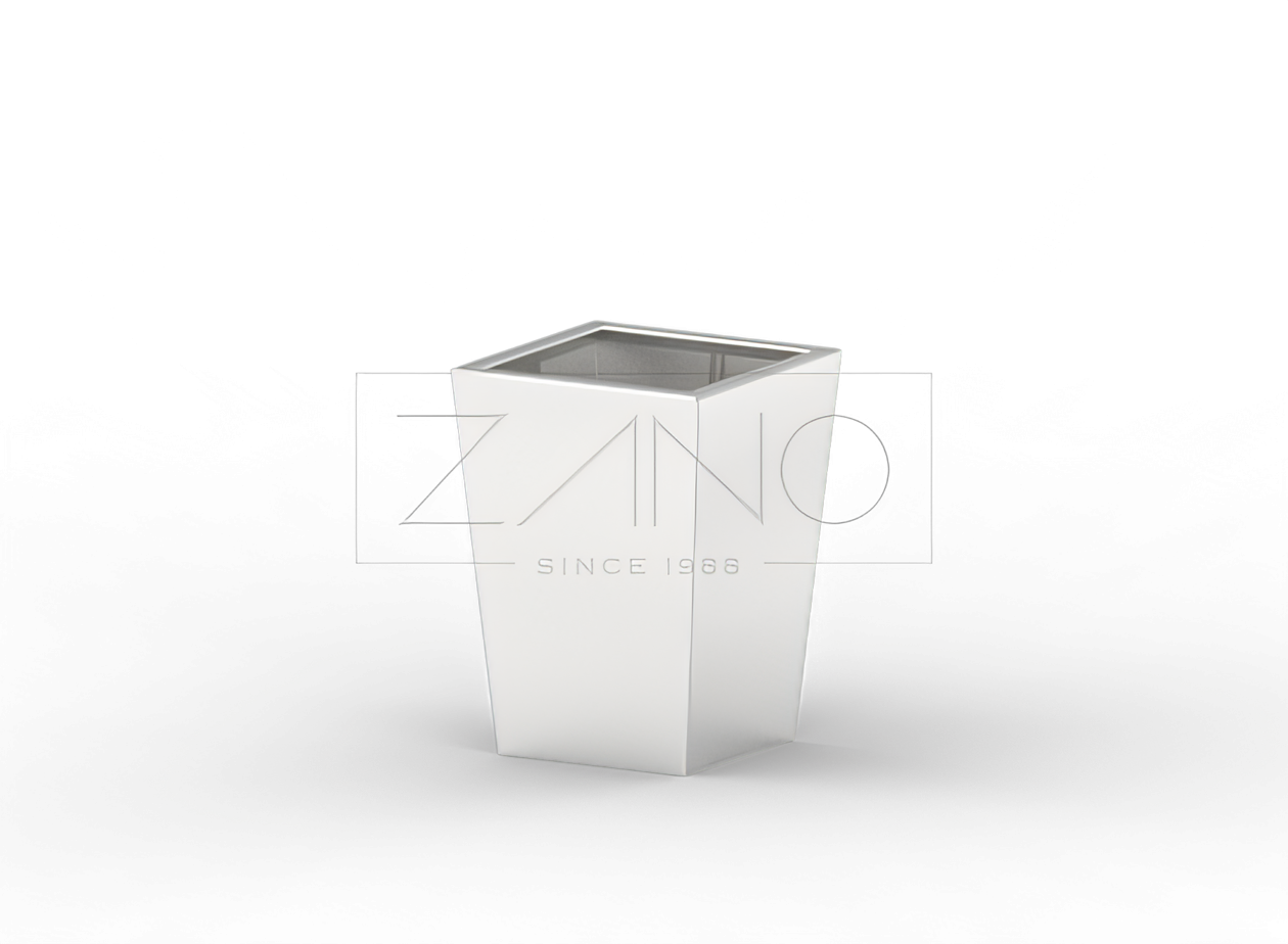 Nowoczesna donica Tulip ze stali nierdzewnej w rozmiarze S Nowoczesna donica Tulip ze stali nierdzewnej w rozmiarze S