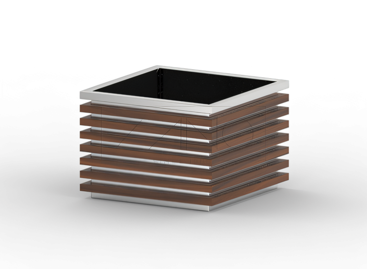 Donica Block 06.042.M stal nierdzewna