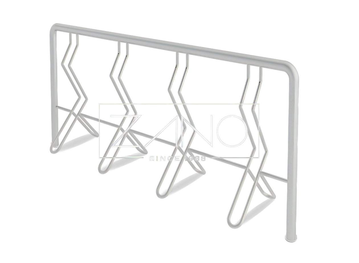 Parking rowerowy ze stali nierdzewnej