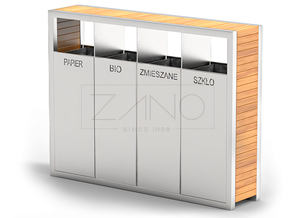 Koszrecyklingowy Pavo | 4 komorowy