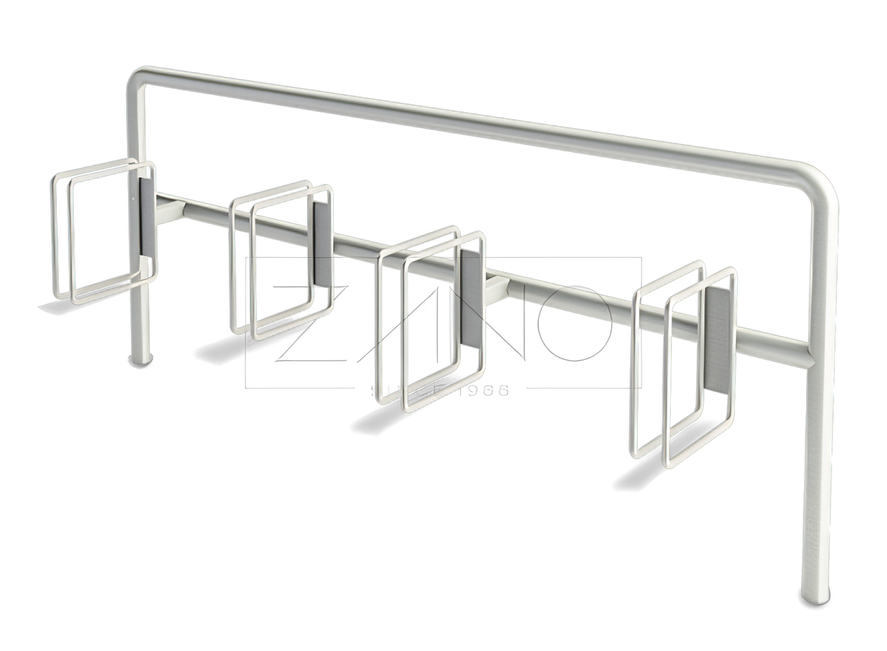 Stojak rowerowy ze stali nierdzewnej Stojak wielostanowiskowy