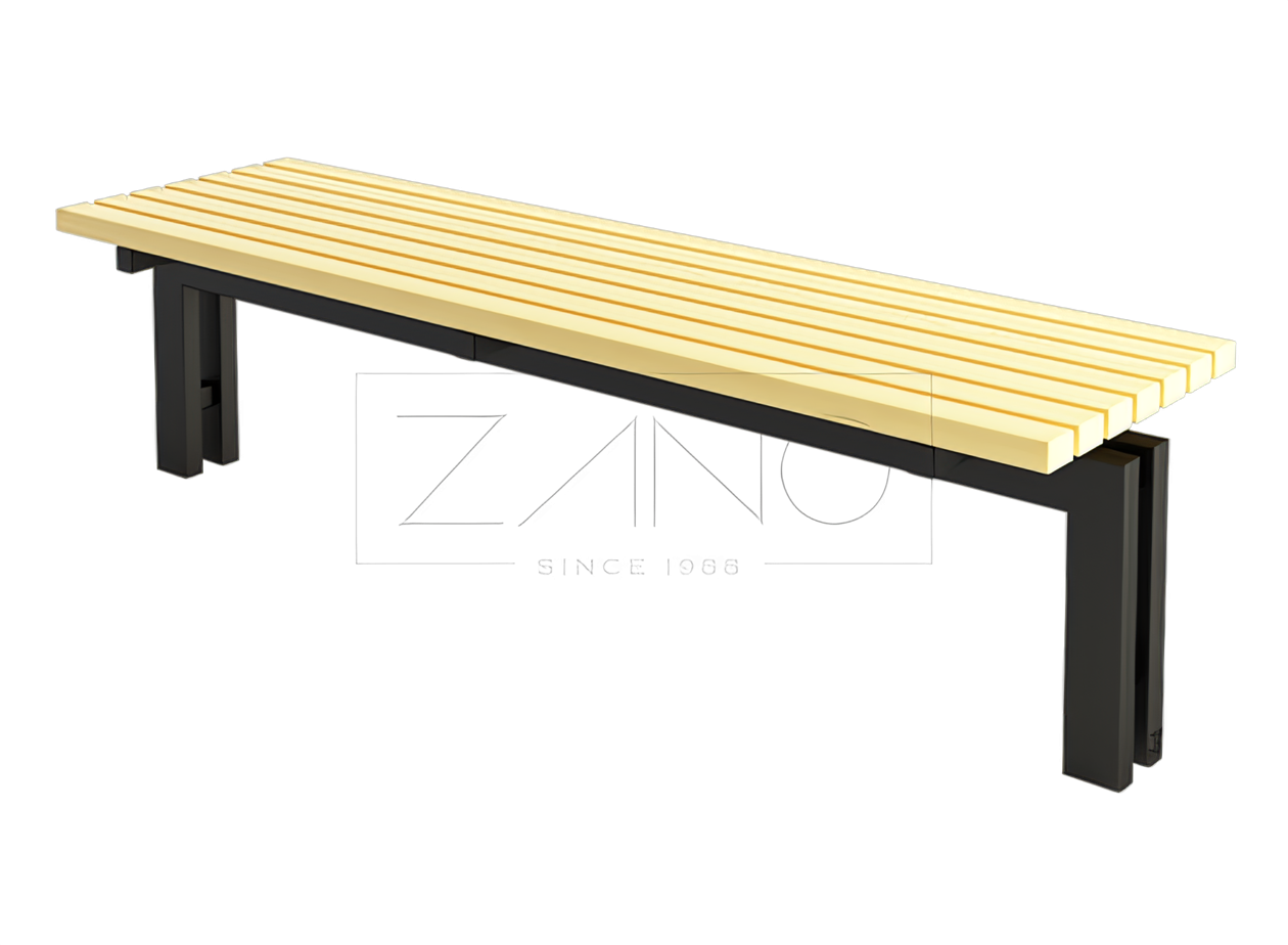 eleganckie ławki bez oparcia