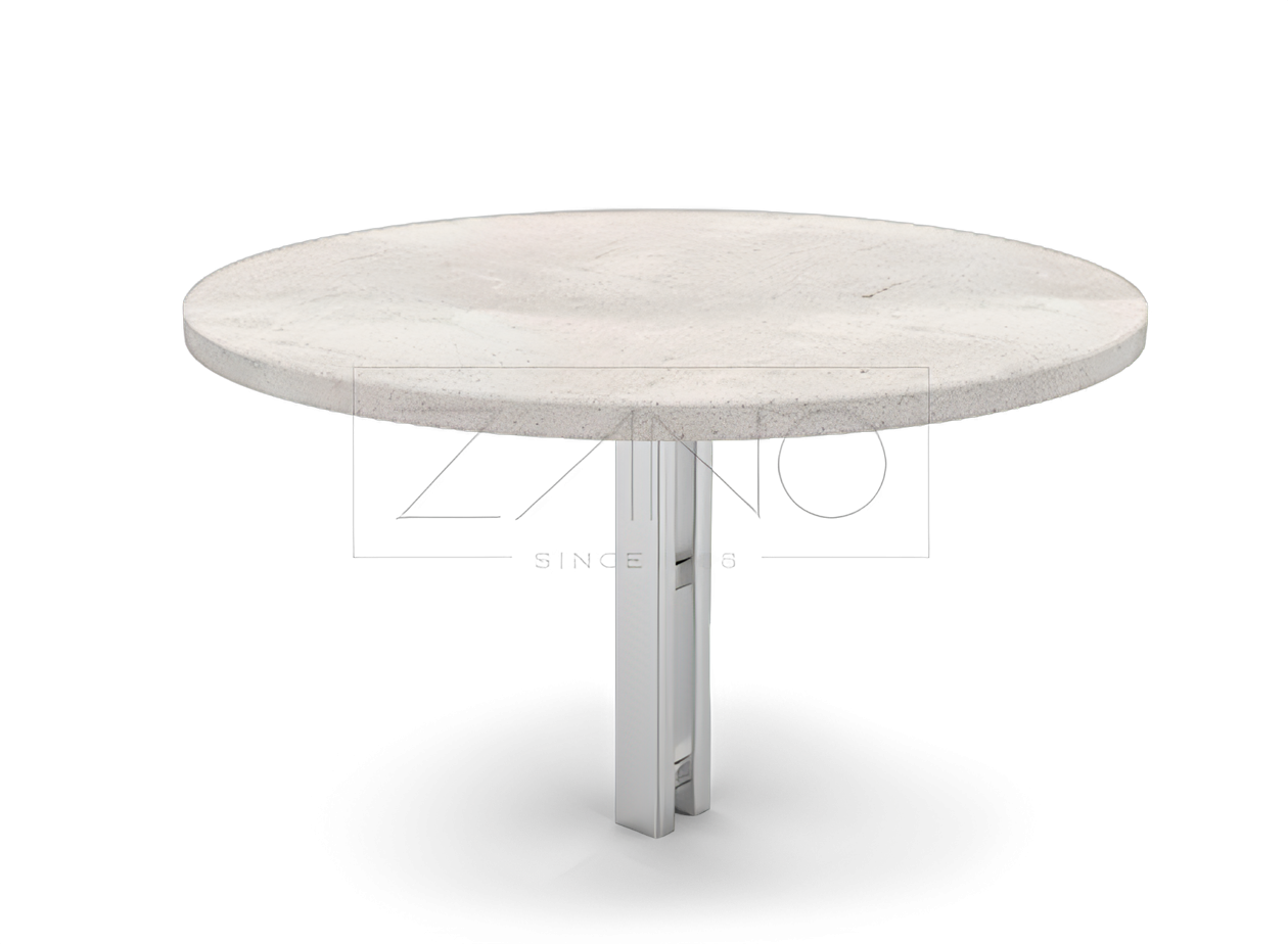 Stolik szachowy "Bus" 13.020.2 z stali nierdzewnej i blatu betonowego