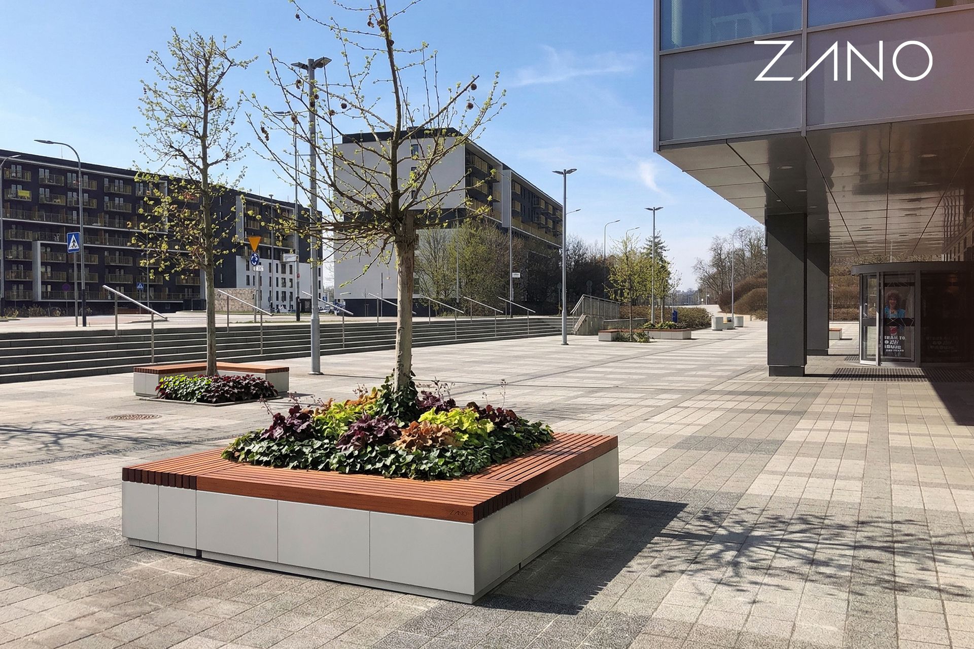 Ławki wyspa moduło Quadro od ZANO Ławki wyspa moduło Quadro od ZANO