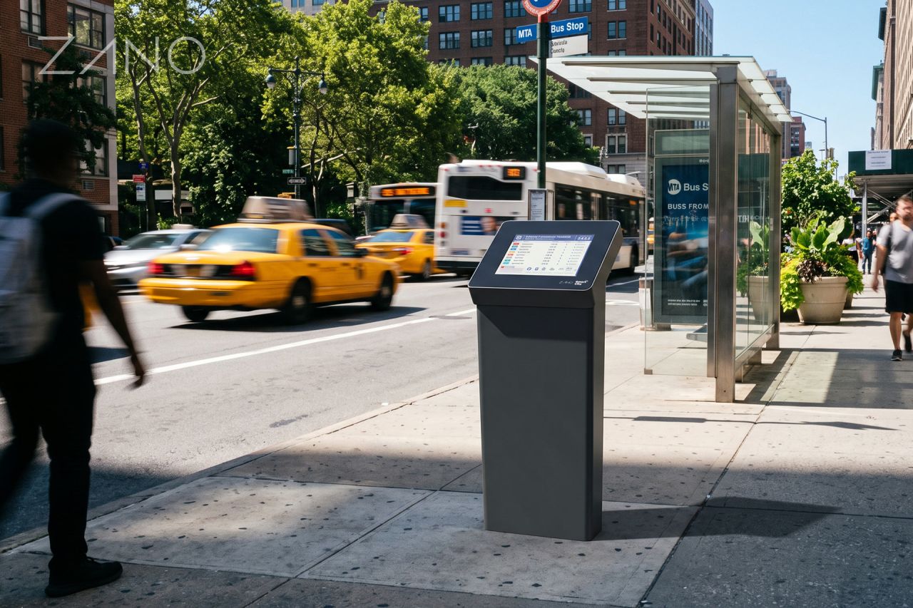 Scandik e-paper information board