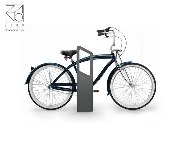 Nowoczesny stojak rowerowy - Rower montowany za ramę.