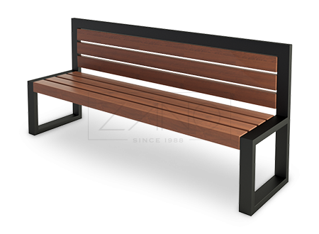 nowoczesna stalowa ławki
