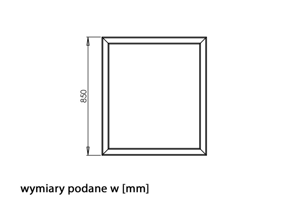 Stojak rowerowy 05.030 - wymiary bok