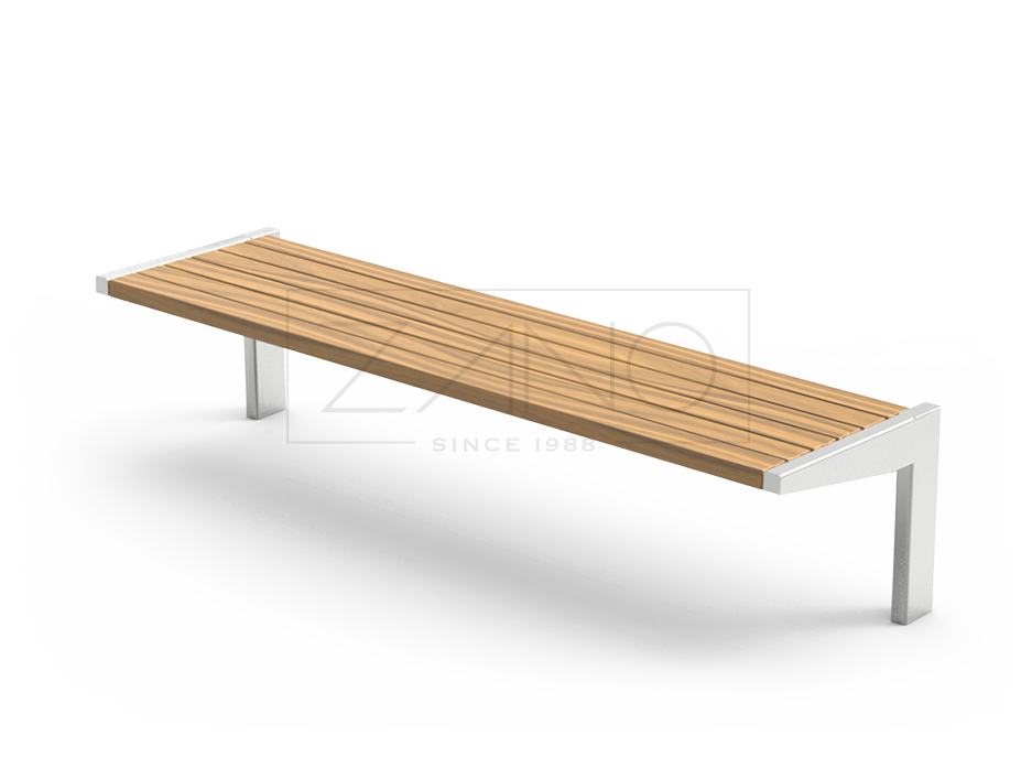 Stainless steel bench for city and park