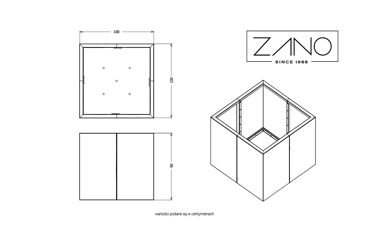 Jardinière Agawa XL | ZANO Mobilier urbain