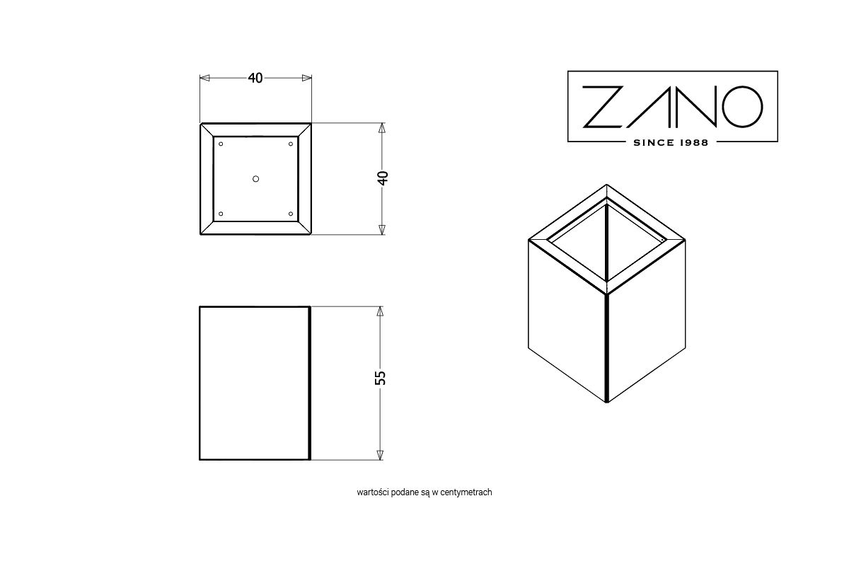 Jardinière Agawa | ZANO Mobilier urbain