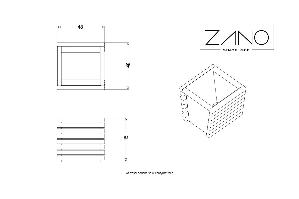Jardinière Flash | ZANO Mobiliere urbain