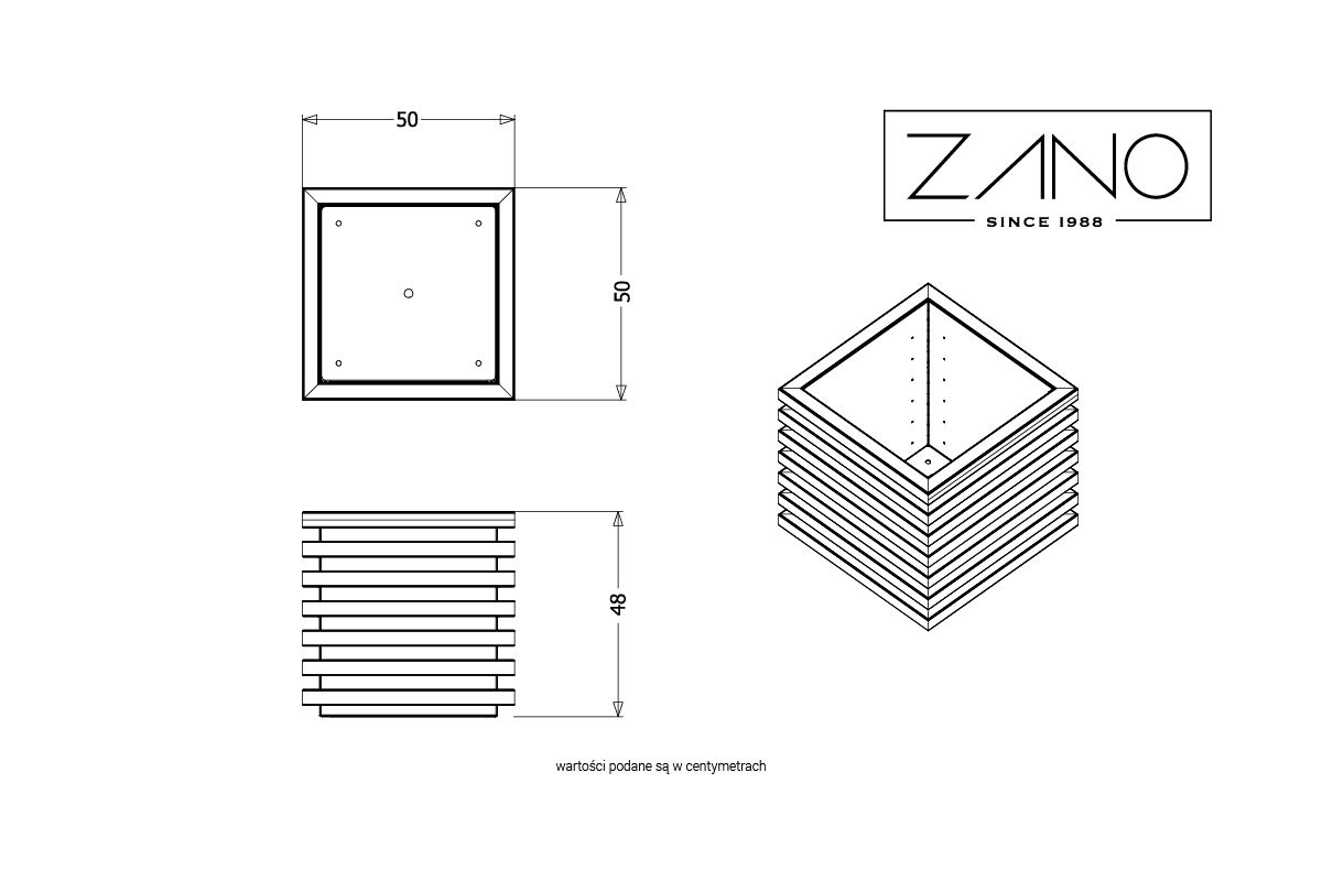 Jardinière Block | ZANO Mobilier urbain