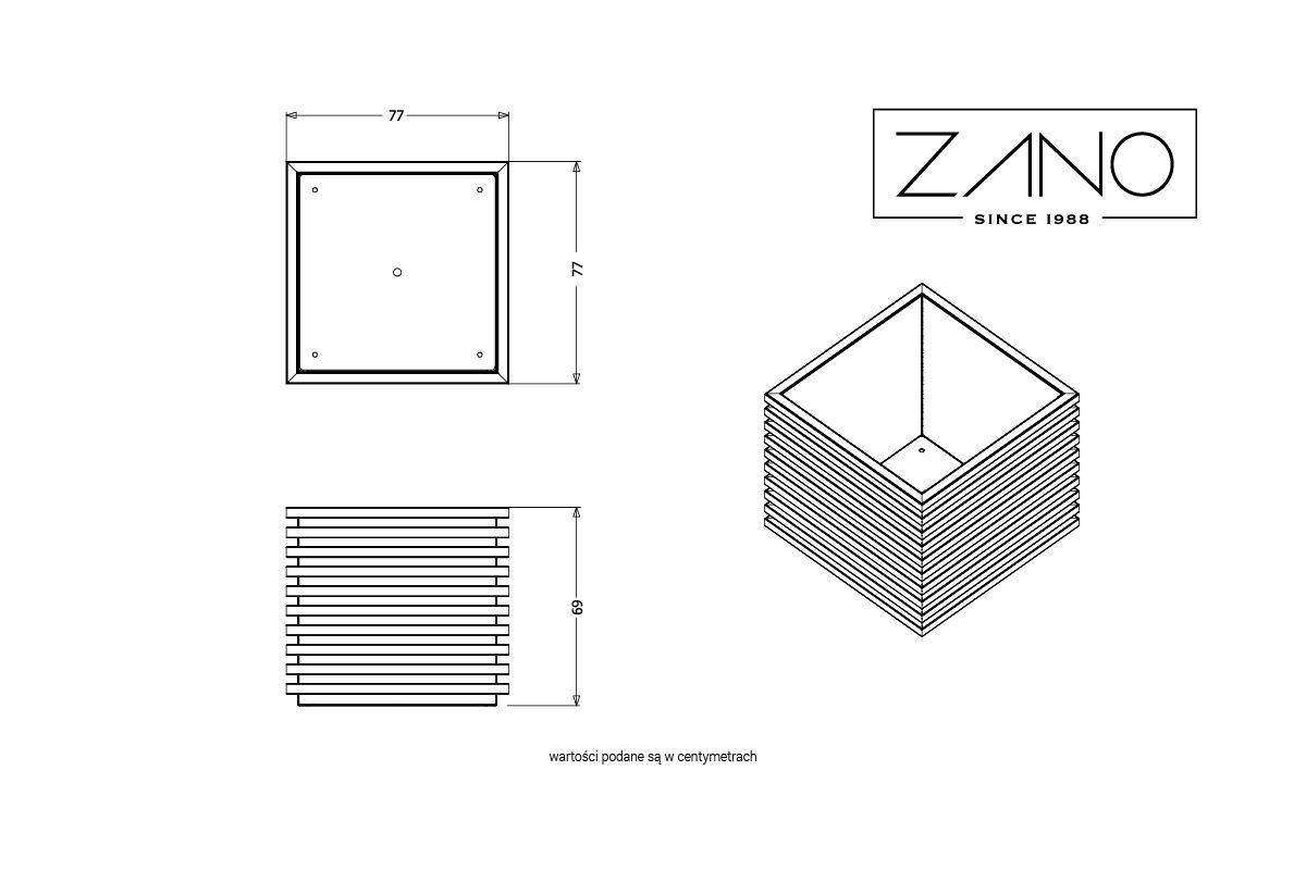 Jardinière Block | ZANO Mobilier urbain
